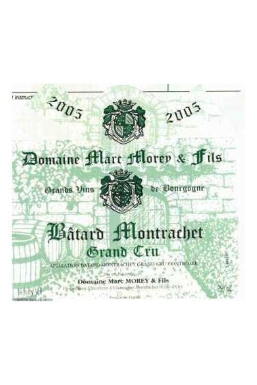 Marc Morey Batard Montrachet Grand Cru 2005 1x75cl