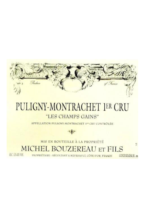 Domaine Michel Bouzereau, Puligny-Montrachet 1er Cru, Les Champs Gains 2010 1x75cl