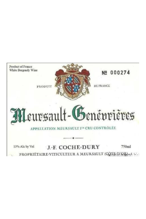 Coche-Dury Genevrieres, Meursault Premier Cru 2016 1x75cl