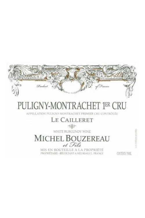 Domaine Michel Bouzereau, Puligny-Montrachet 1er Cru, Les Caillerets 2017 1x75cl