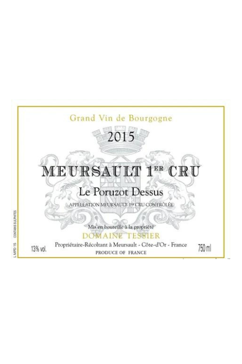 Domaine Tessier, Meursault 1er Cru, Porusot Dessus 2017 1x75cl