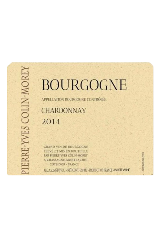 Pierre-Yves Colin-Morey, Bourgogne Chardonnay 2022 6x75cl