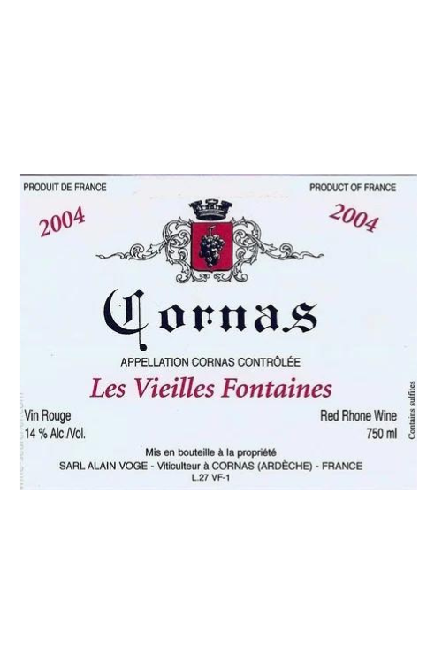 Domaine Alain Voge, Cornas, Les Vieilles Fontaines 2006 6x75cl