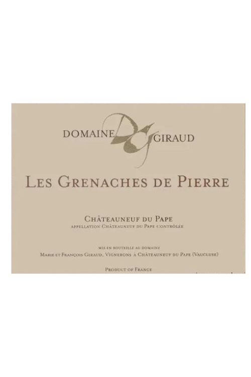 Domaine Giraud, Châteauneuf-du-Pape, Grenache de Pierre 2010 6x75cl