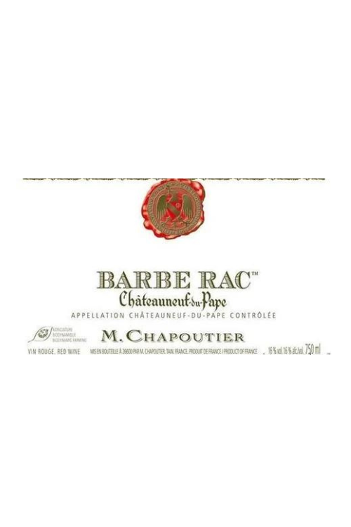 Michel Chapoutier Châteauneuf-du-Pape, Barbe Rac 2008 6x75cl