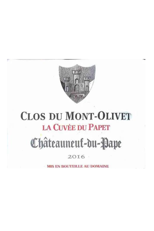 Clos du Mont Olivet Châteauneuf-du-Pape, Cuvée du Papet 2016 6x75cl