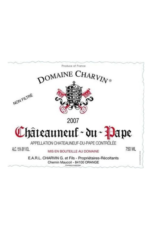 Domaine Charvin Châteauneuf Du Pape 2007 6x150cl