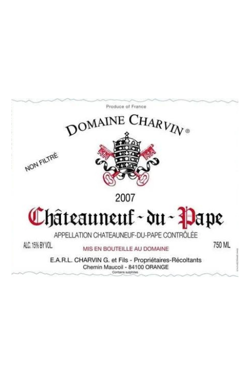 Domaine Charvin Châteauneuf Du Pape 2008 12x75cl