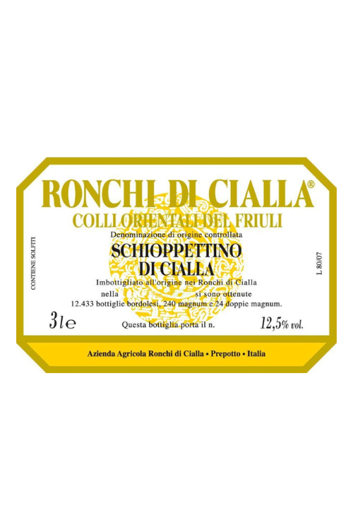 Ronchi di Cialla, Schioppettino Colli Orientali del Friuli 2017 6x75cl