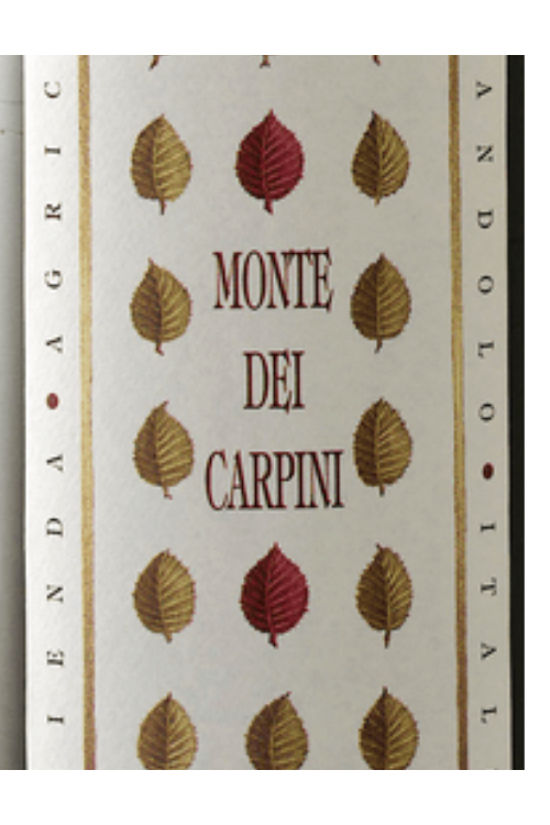 Giovanni Dri, Schioppettino, Monte dei Carpini, Colli Orientali del Friuli 2018 1x75cl