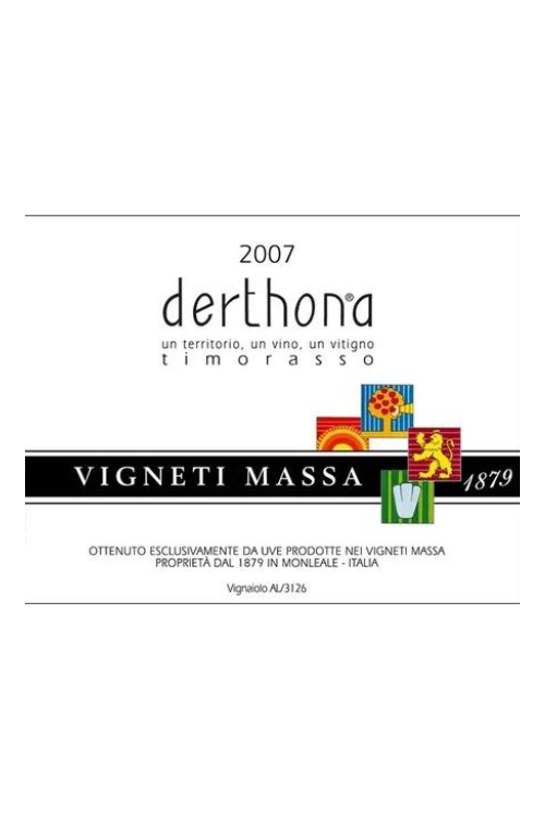 Vigneti Massa, Timorasso Derthona, Colli Tortonesi 2020 6x75cl