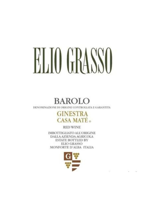 Elio Grasso, Barolo, Ginestra Casa Maté 2020 6x75cl