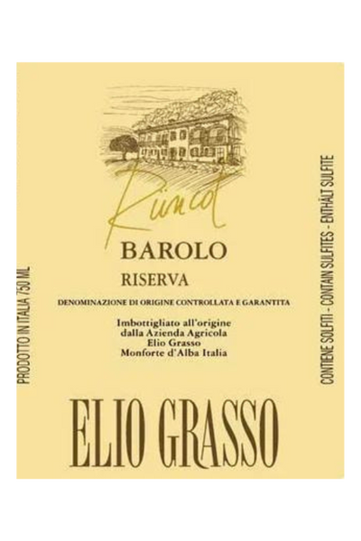 Elio Grasso, Barolo Riserva Rüncot 2004 6x75cl
