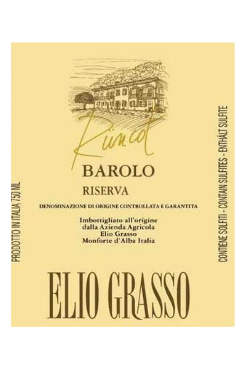 Elio Grasso, Barolo Riserva Rüncot 2004 6x75cl