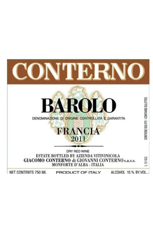 Giacomo Conterno, Barolo, Francia 2016 6x75cl