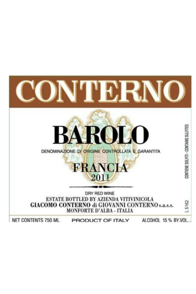 Giacomo Conterno, Barolo, Francia 2016 6x75cl