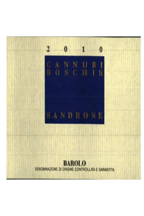 Luciano Sandrone, Barolo, Cannubi, Boschis 2010 6x75cl