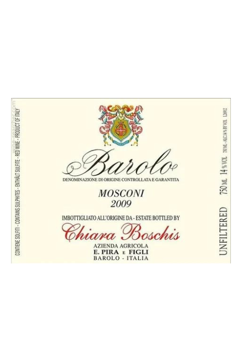 E. Pira e Figli, Chiara Boschis, Mosconi, Barolo 2010 6x75cl