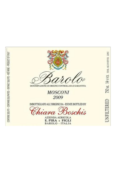E. Pira e Figli, Chiara Boschis, Mosconi, Barolo 2010 6x75cl