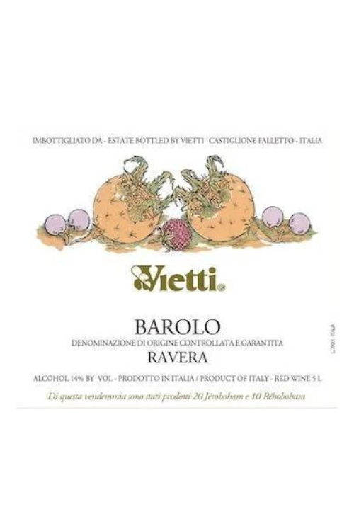 Vietti, Barolo, Ravera 2012 6x75cl