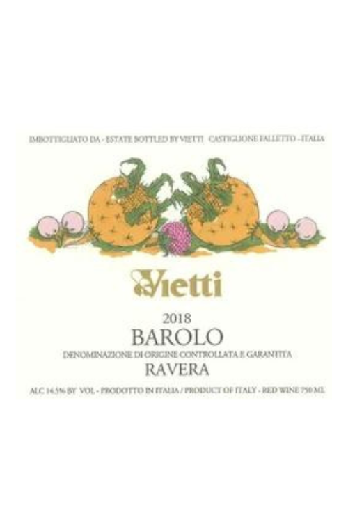 Vietti, Barolo, Ravera 2018 6x75cl