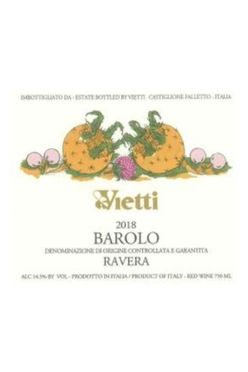 Vietti, Barolo, Ravera 2018 3x75cl