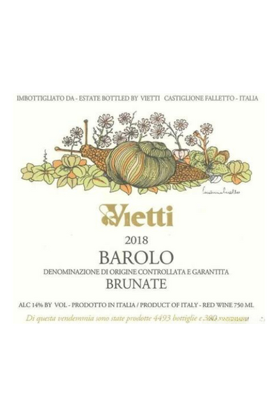 Vietti, Barolo, Brunate 2018 6x75cl