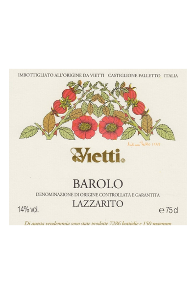 Vietti, Barolo, Lazzarito 2012 6x75cl