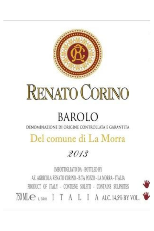 Renato Corino, Barolo del Comune di La Morra 2019 6x75cl