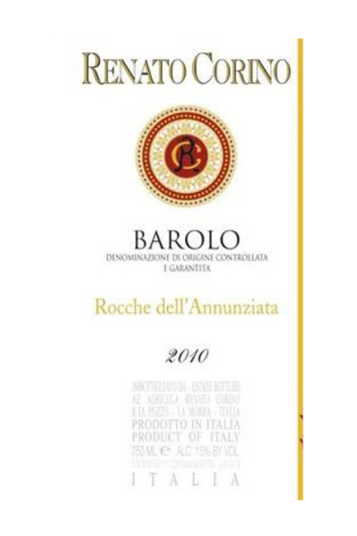 Renato Corino, Barolo, Rocche dell' Annunziata 2010 6x75cl