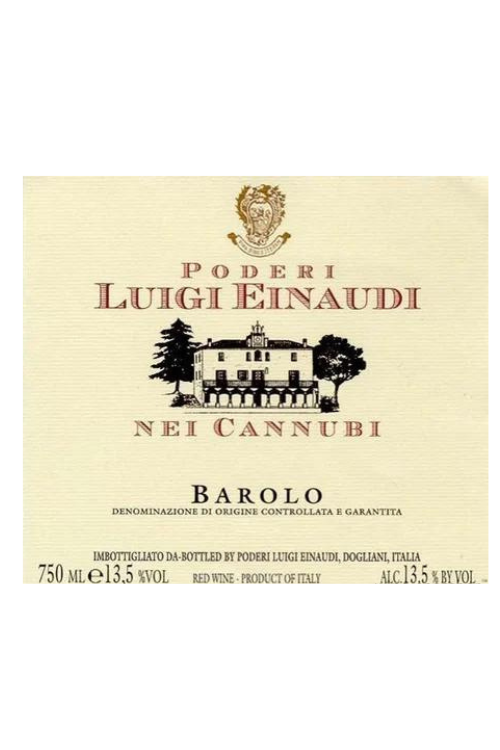 Podere Luigi Einaudi, Barolo, Cannubi DOCG 2010 6x75cl