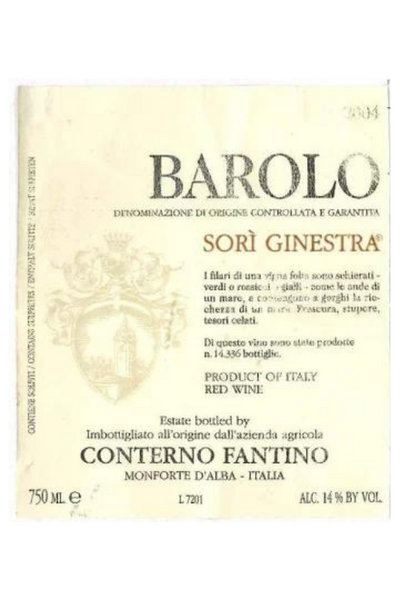 Conterno Fantino, Barolo, Sori Ginestra 2019 6x75cl