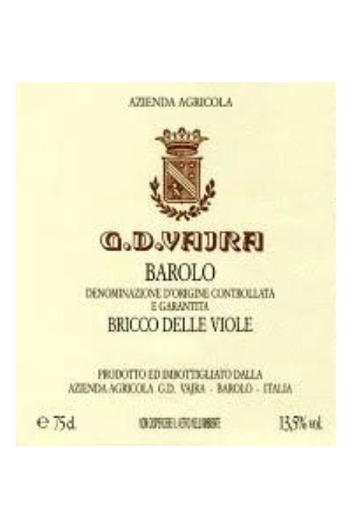 G.D. Vajra, Barolo, Bricco delle Viole 2018 6x75cl