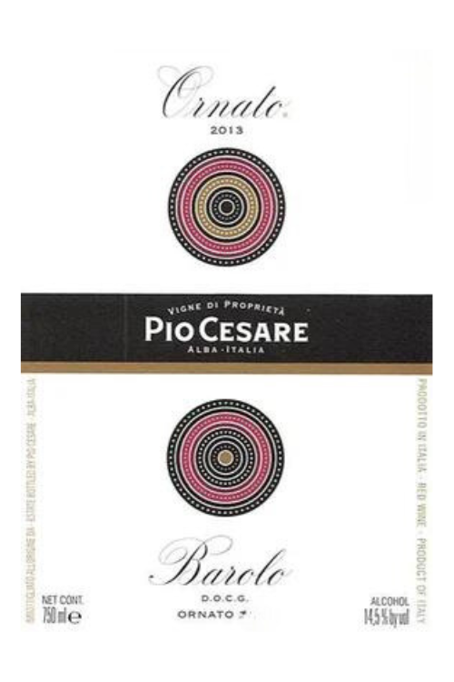 Pio Cesare 'Ornato', Barolo DOCG 2012 6x75cl