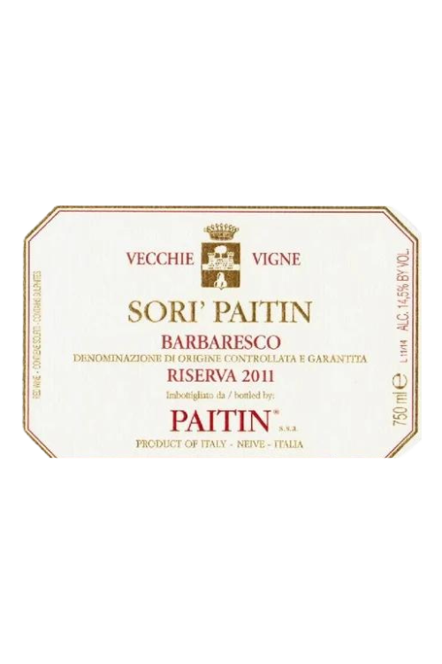 Paitin di Pasquero-Elia, Barbaresco, 'Vecchie Vigne' Sori Paitin 2011 6x75cl