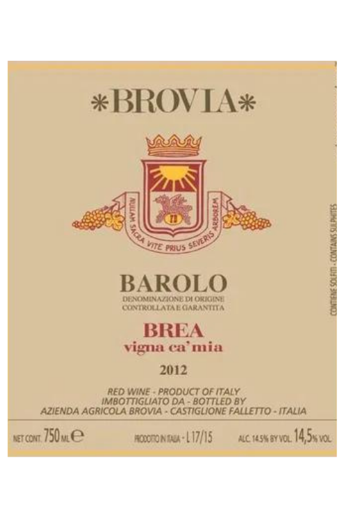 Brovia, Barolo, Ca Mia 2010 6x75cl