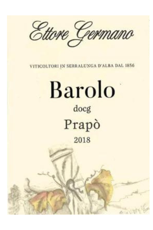 Ettore Germano, Barolo, Prapo 2018 6x75cl