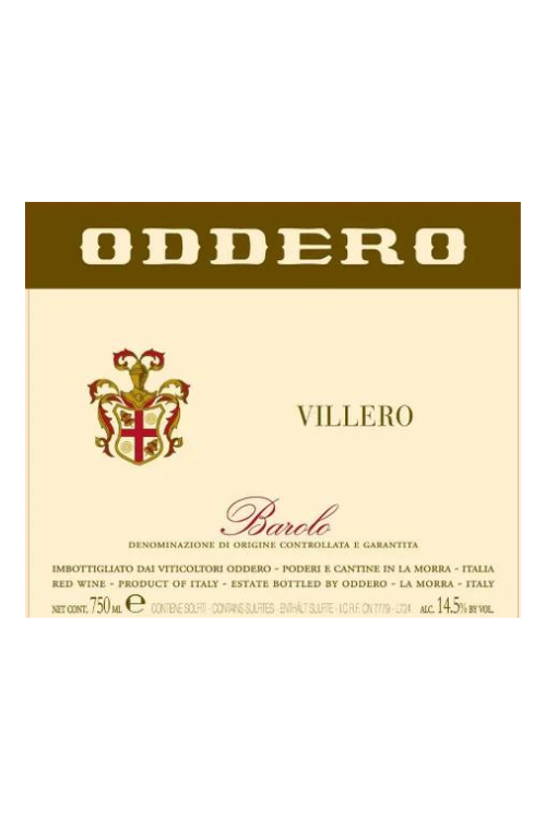 Poderi Oddero, Barolo, Villero 2019 6x75cl