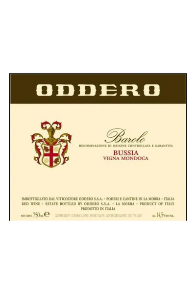 Poderi Oddero, Barolo, Bussia Soprana, Vigna Mondoca 2013 6x75cl