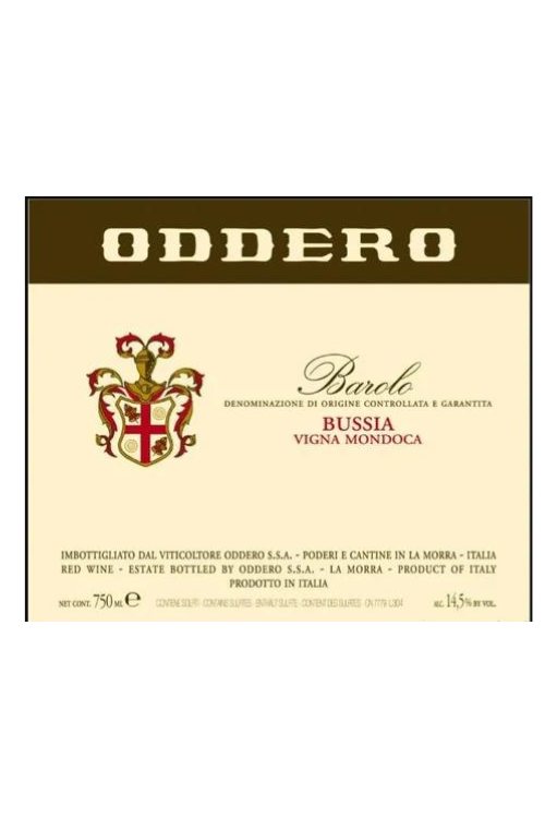 Poderi Oddero, Barolo, Bussia, Vigna Mondoca 2017 6x75cl