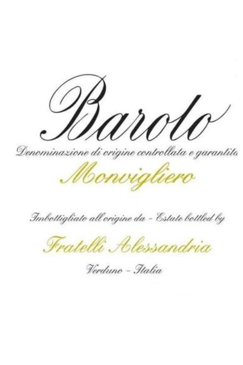 Fratelli Alessandria, Barolo, Monvigliero 2019 6x75cl