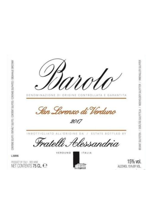 Fratelli Alessandria, Barolo, San Lorenzo 2019 6x75cl