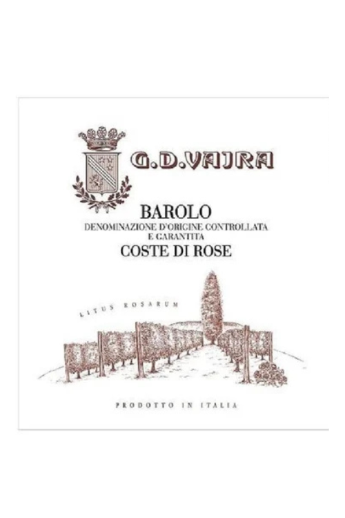 G.D. Vajra 'Coste di Rose', Barolo DOCG 2016 6x75cl