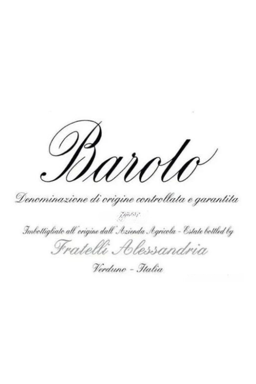 Fratelli Alessandria, Barolo 2017 6x75cl