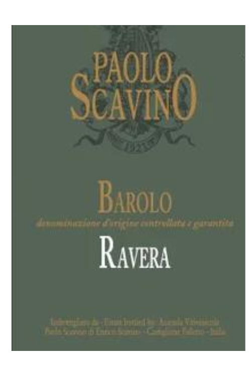 Paolo Scavino, Barolo, Ravera 2016 6x75cl