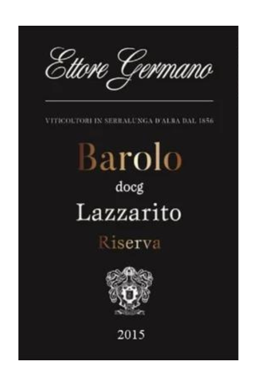 Ettore Germano, Barolo Riserva, Lazzarito 2015 6x75cl