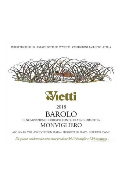 Vietti, Barolo, Monvigliero 2019 1x75cl
