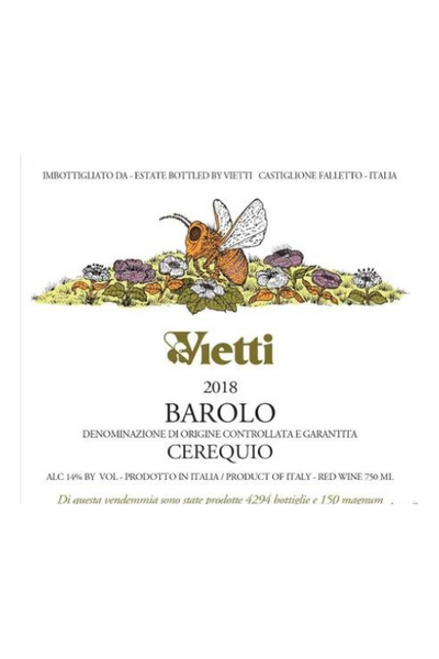 Vietti, Barolo, Cerequio, 2018 3x75cl