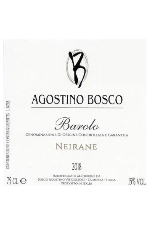 Bosco Agostino, Barolo, Neirane 2016 12x75cl