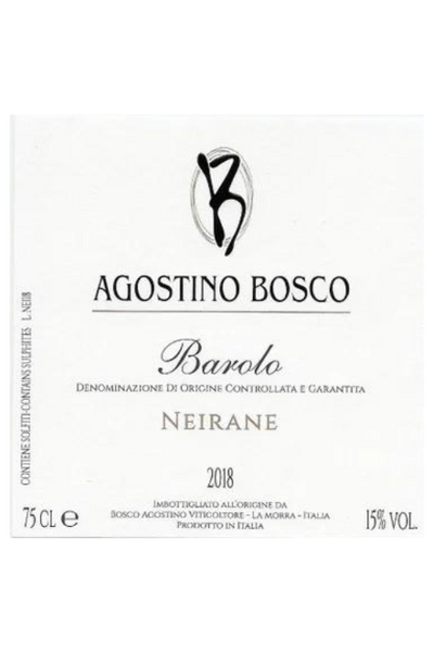 Agostino Bosco, Barolo, Neirane 2019 6x75cl